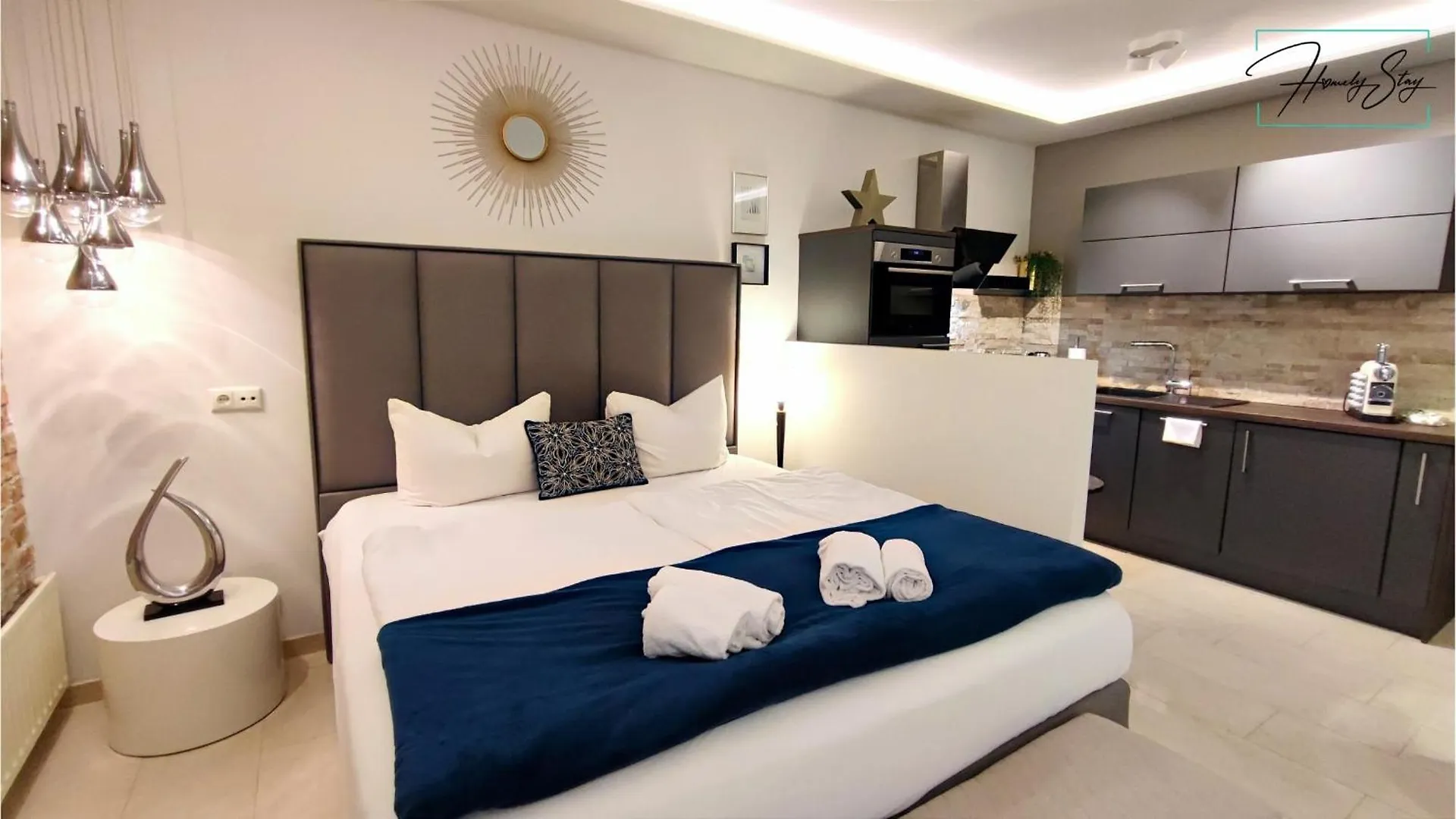 Lejlighed Homely Stay Studio P1 - Elegant Self-Check-In Studio-Apartment In Munich With Kitchen And Washing Machine