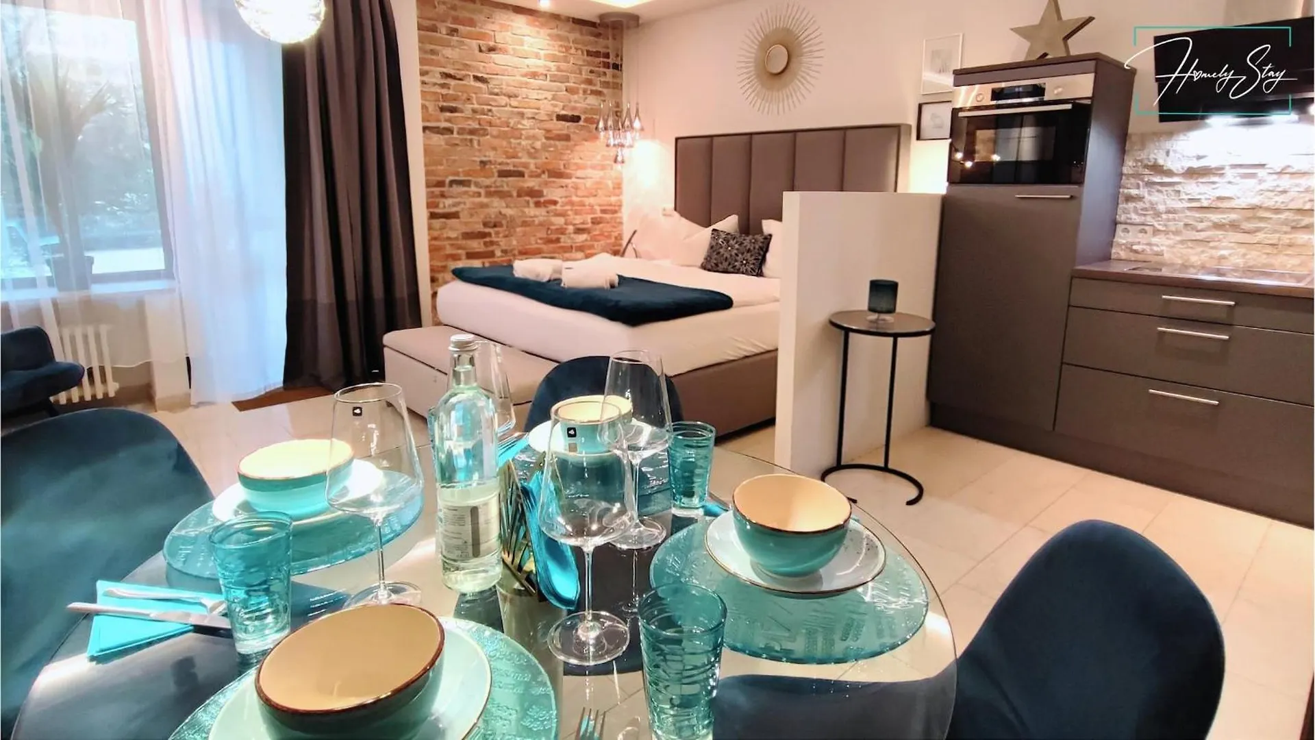 Homely Stay Studio P1 - Elegant Self-Check-In Studio-Apartment In Munich With Kitchen And Washing Machine Apartmán